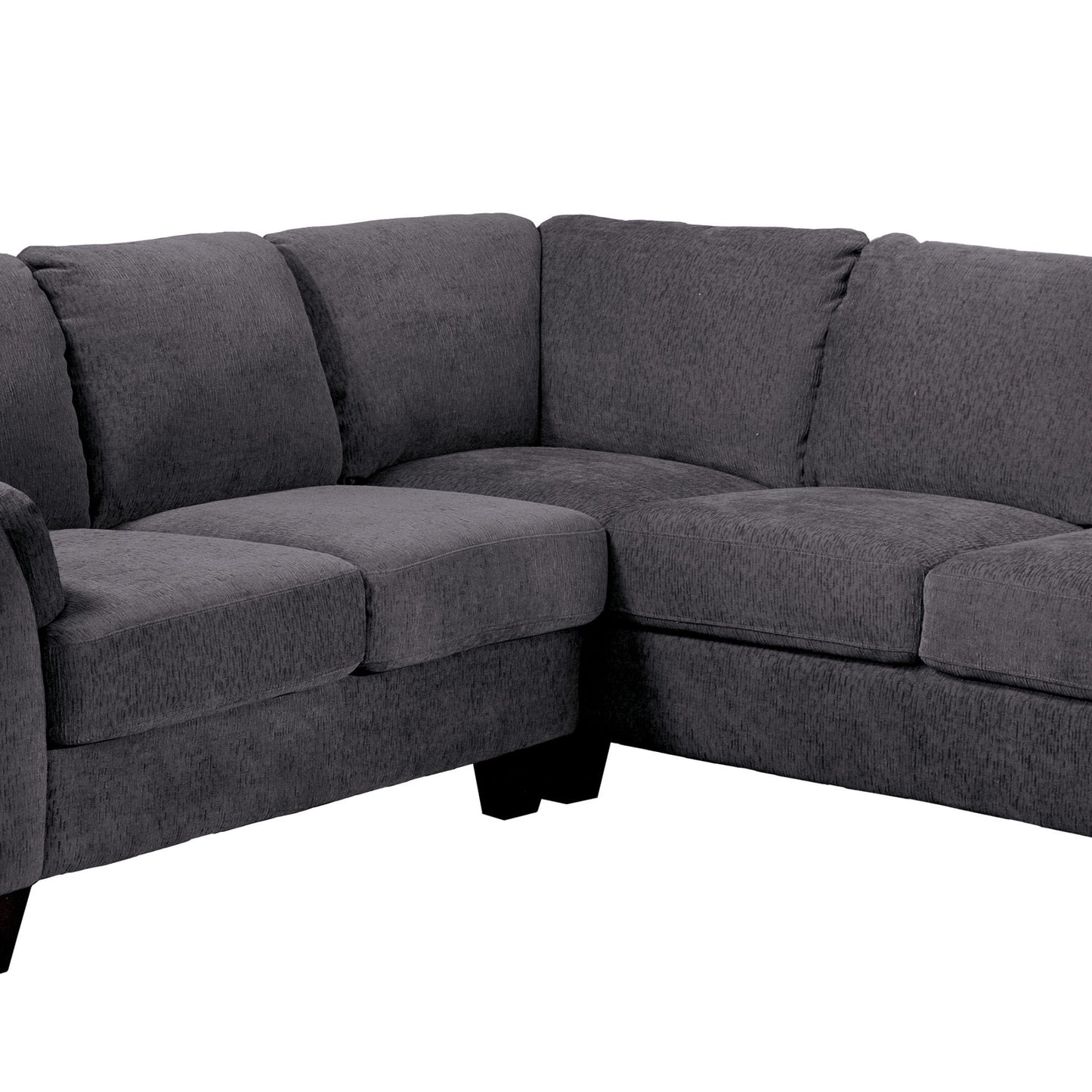 Clayton II - Rsf Sectional - Charcoal Gray