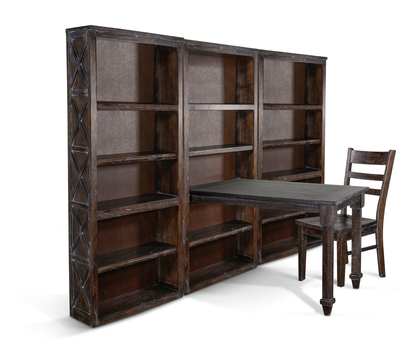 Sunny Accents - Desk Return - Dark Brown