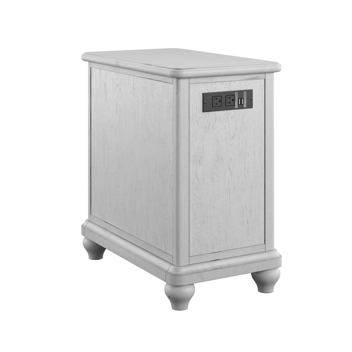 New Haven - Chairside Table - Oyster Shell