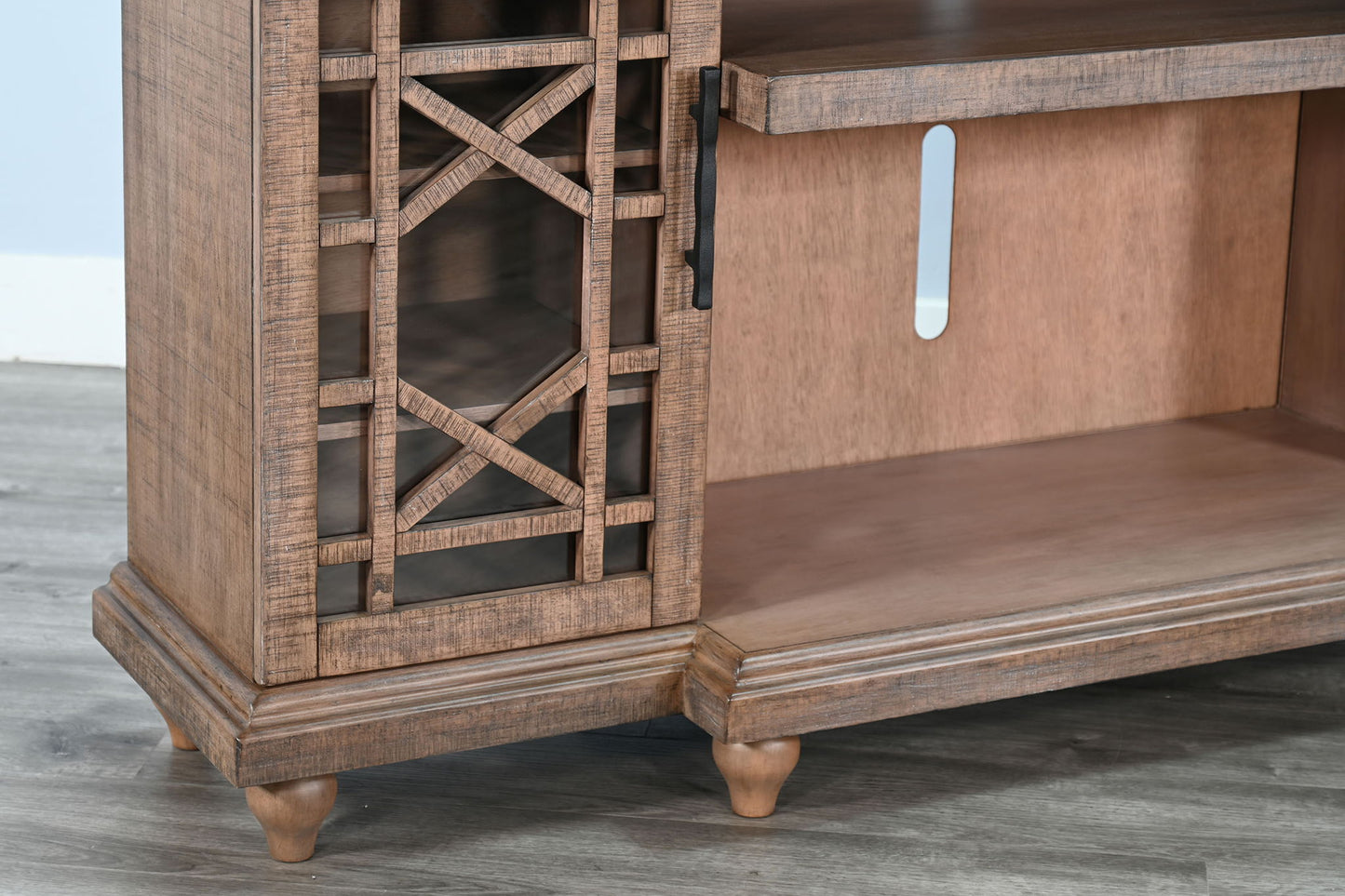 Harper Media Console Only (for 2001B-36P Insert) - Light Brown