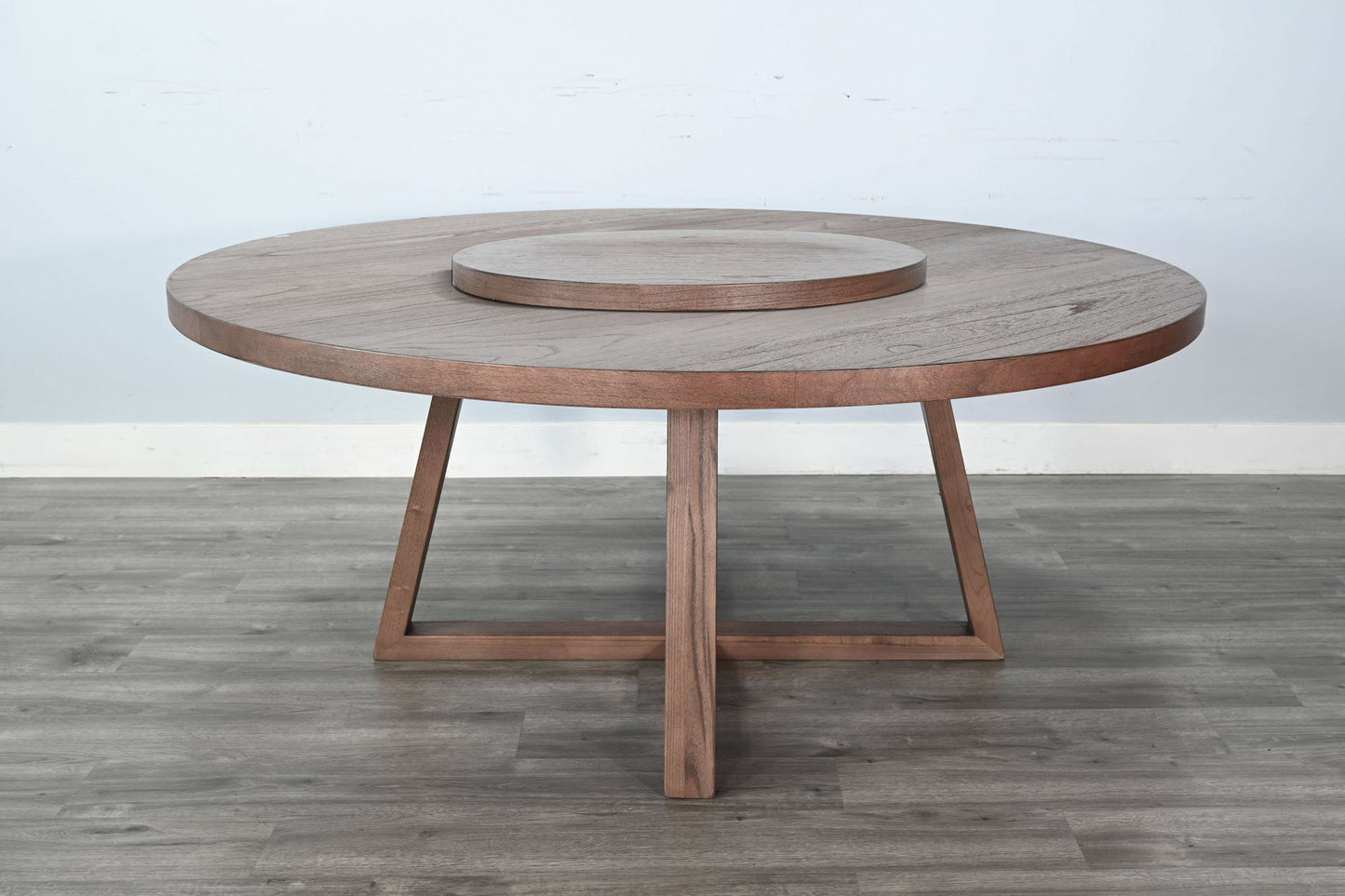 Mia - 36" Round Wood Lazy Susan