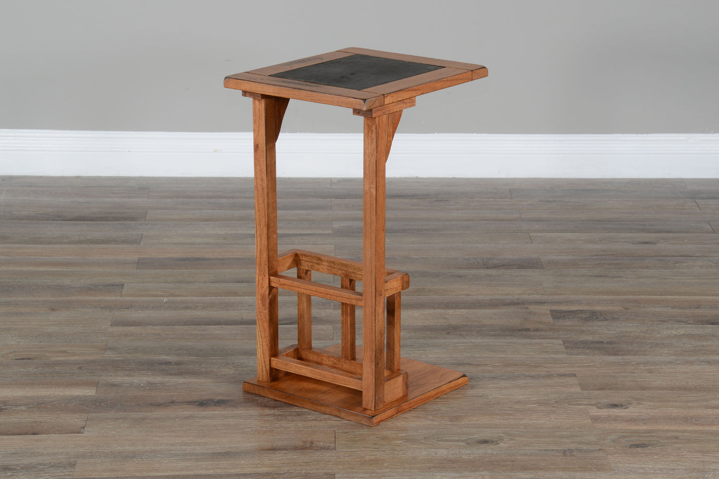 Sedona - Savannah 12.5" Traditional Wood Table - Rustic Oak