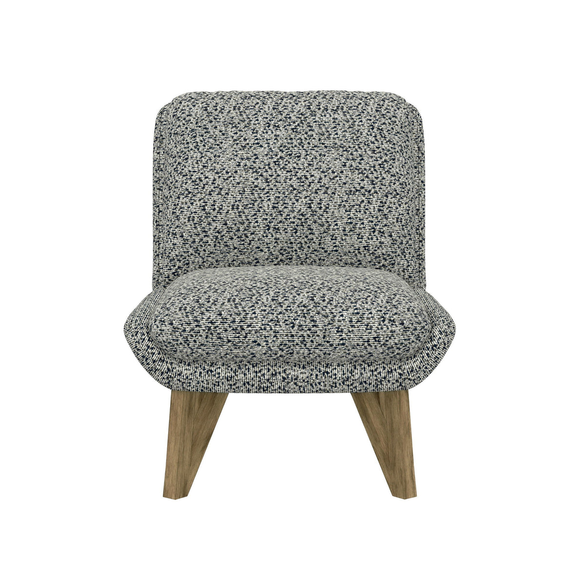 Emerson - Armless Accent Chair - Speckled Navy