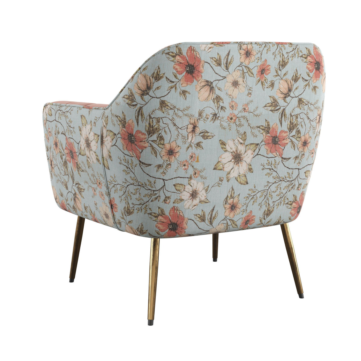 Ophelia - Accent Chair - Rose With Floral Print
