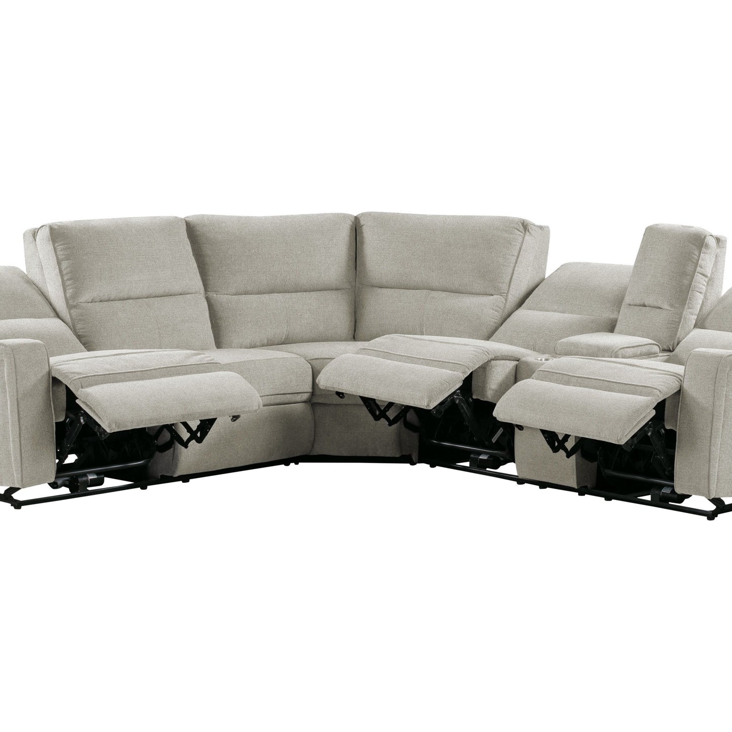 Medford - Fabric Sectional - Driftwood Tan