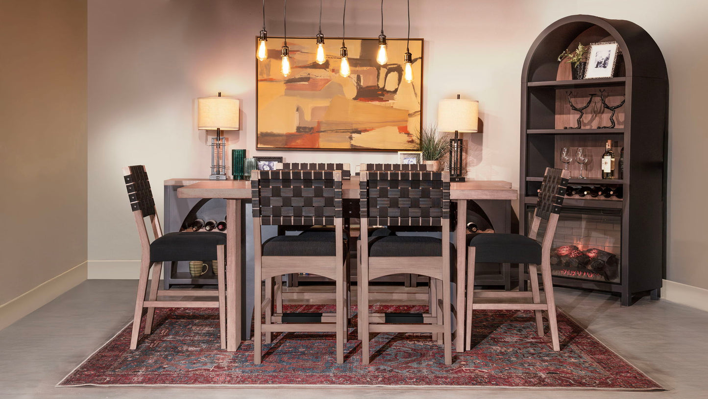 Modern - Rectangular Arch Counter Table Set