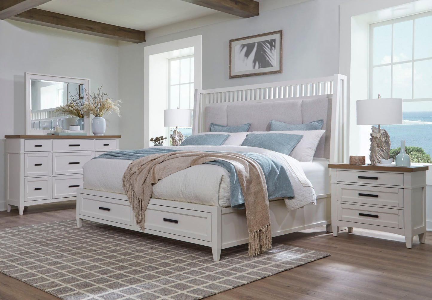 Americana Modern Bedroom - Shelter Bed