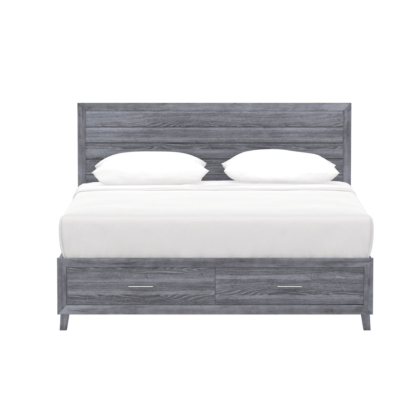 Rappa - Queen Storage Bed - Warm Gray