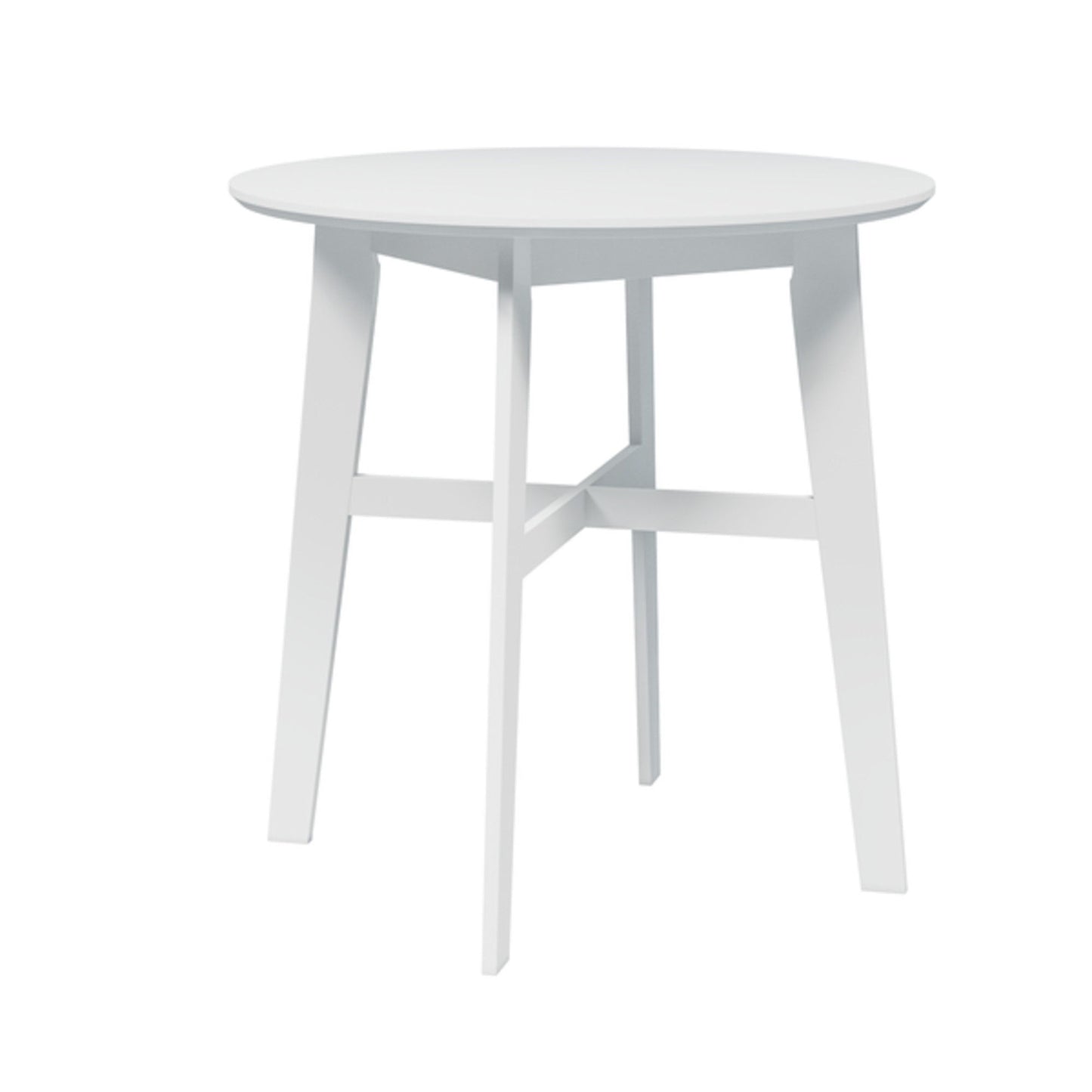 Midland - 24" End Table With Solid Wood Legs - White