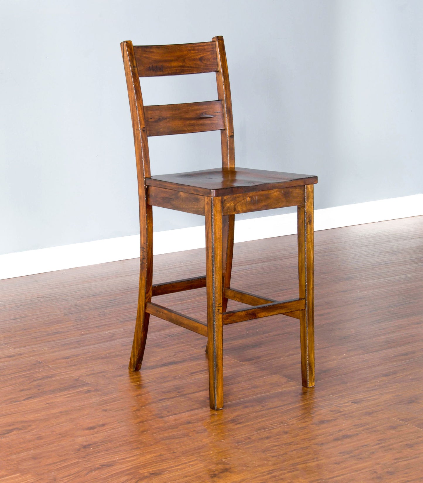 Tuscany - 40" Ladderback Chair With Wood Seat (Set of 2) - Vintage Mocha