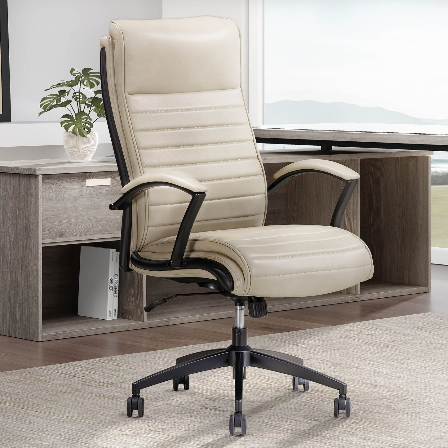 Dc#370 - Leather Desk Chair
