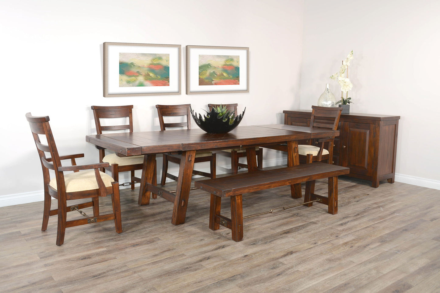 Tuscany - Bench With Turnbuckle - Vintage Mocha
