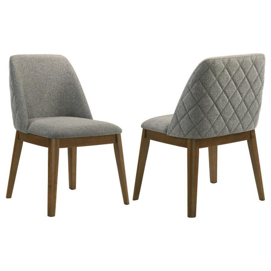 Franklin - Upholstered Dining Side Chair (Set of 2) - Gray