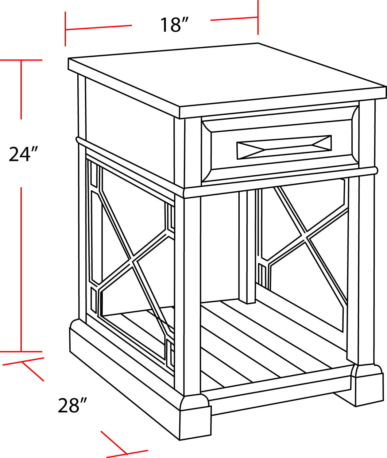 Sundance - Chairside Table
