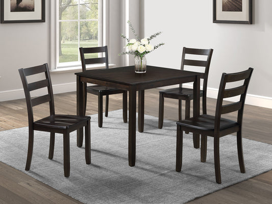 Durham - 5 Piece Dining Set - Espresso
