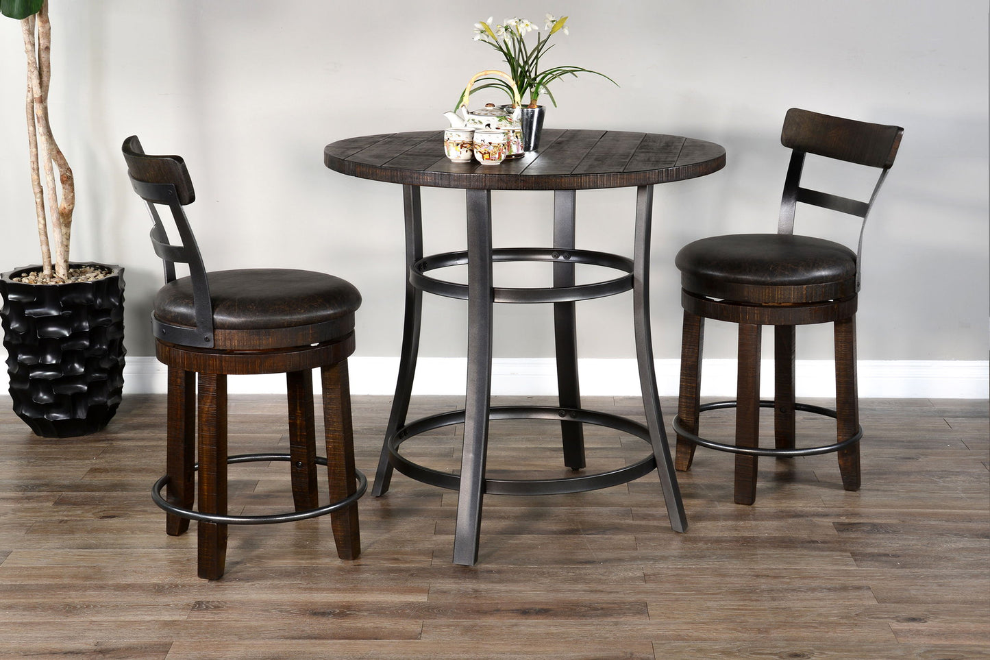 Counter Height Round Dining Set