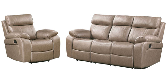 Theon - Manual Glider Reclining Sofa Set