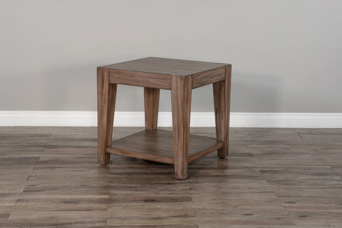 Doe Valley - Mahogany Wood Coffee Table With Casters