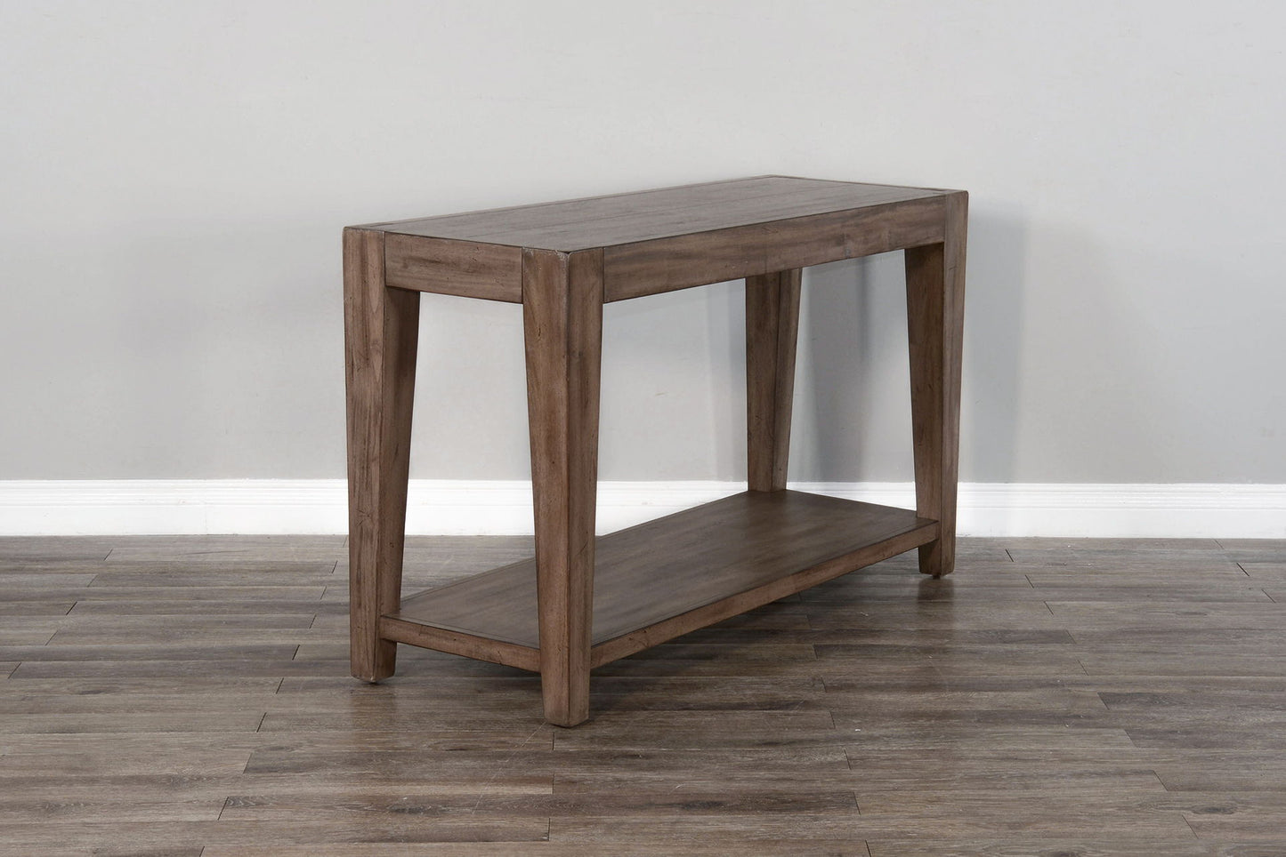 Doe Valley - Mahogany Wood Coffee Table With Casters