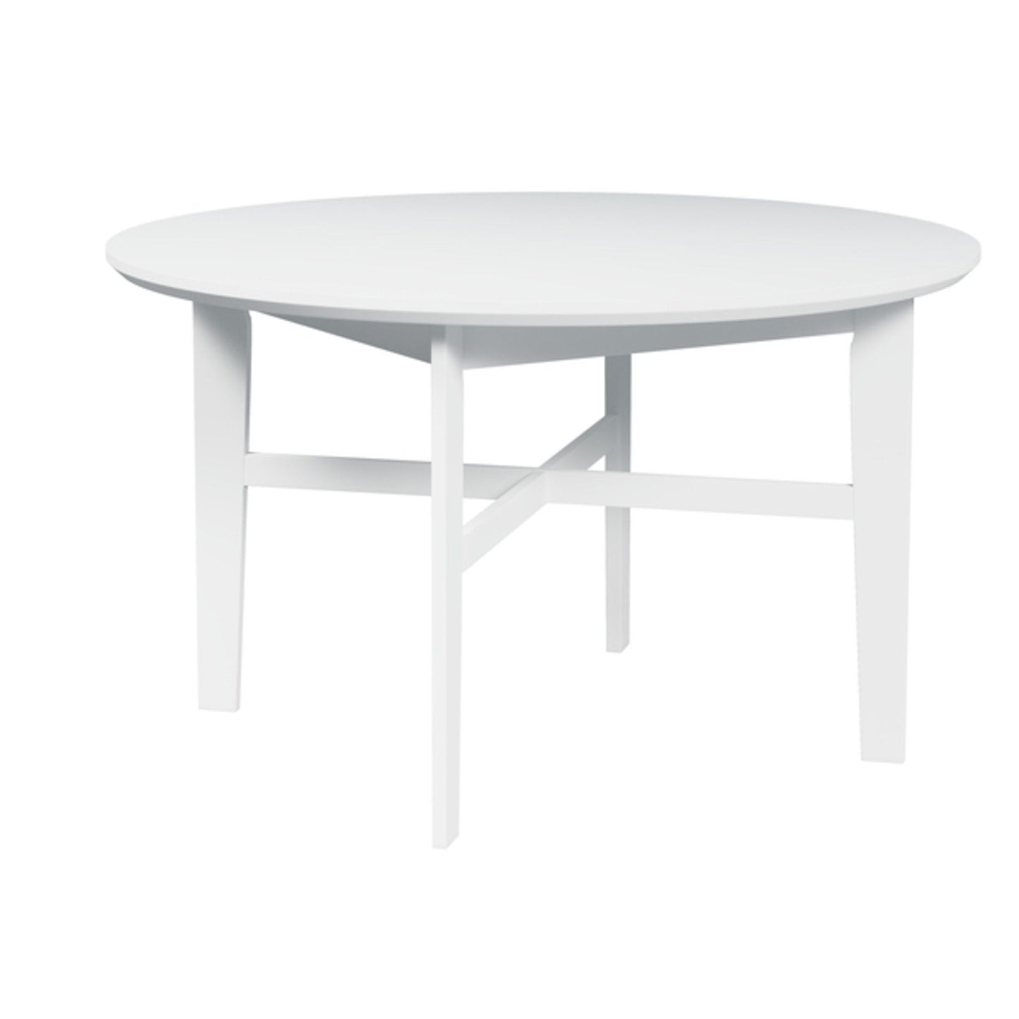 Midland - 32" Coffee Table With Solid Wood Legs - White