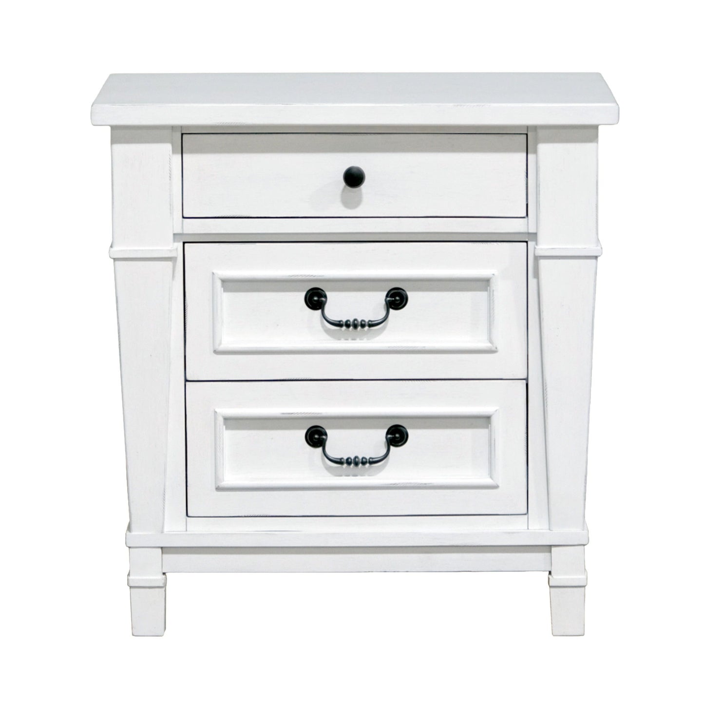 Stoney Creek - 3 Drawer Nightstand - White