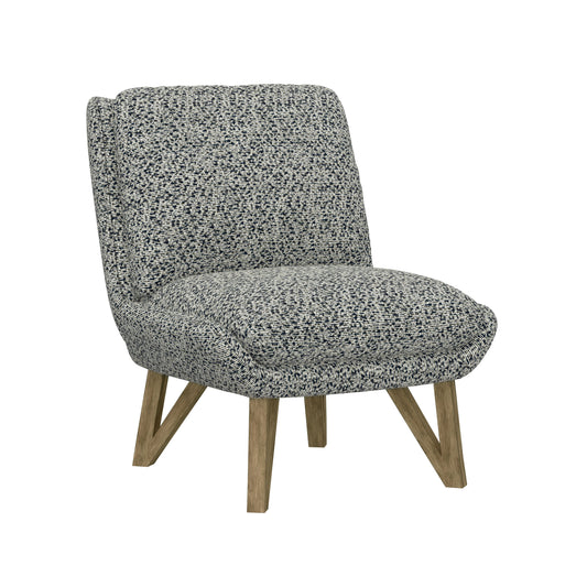Emerson - Armless Accent Chair - Speckled Navy