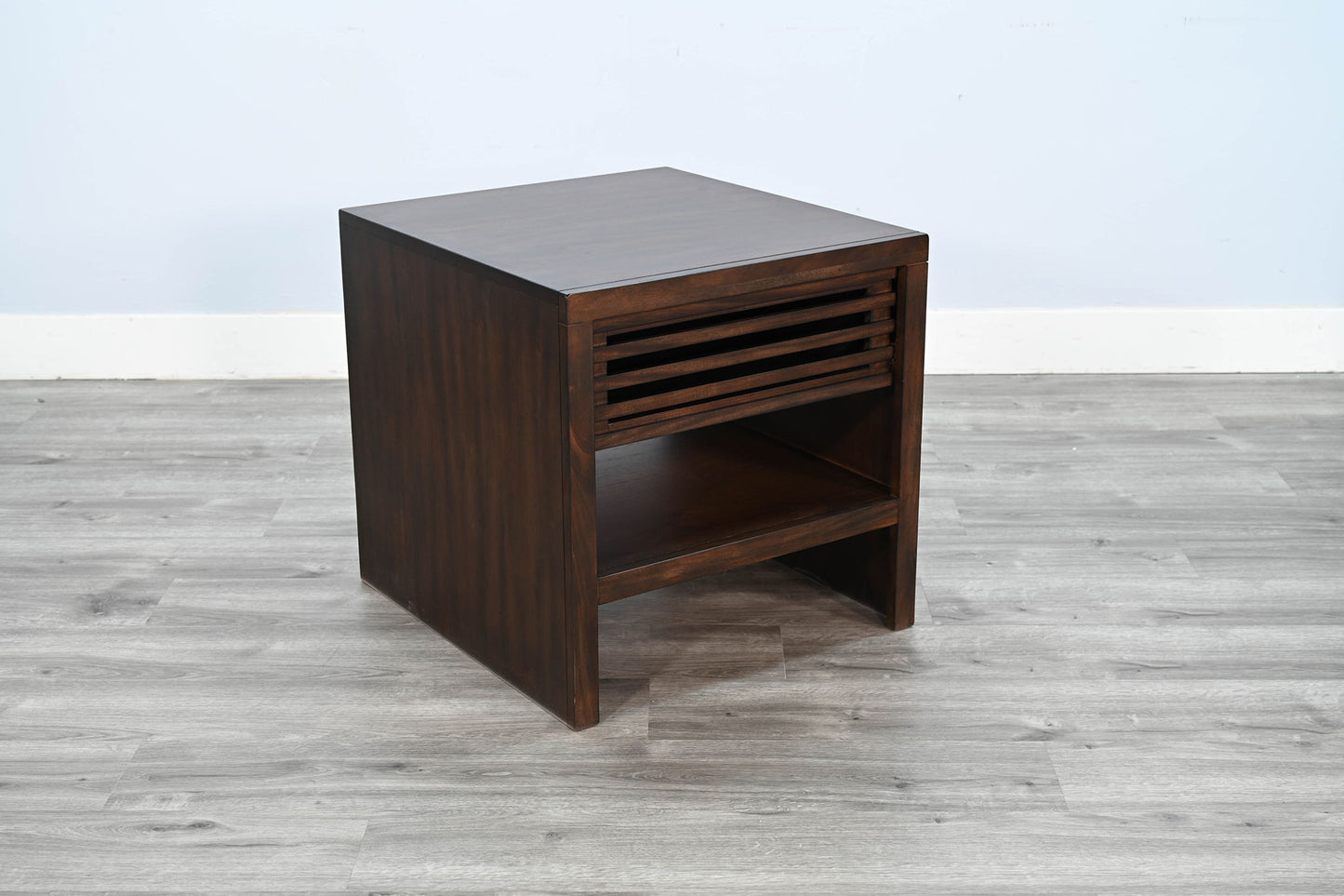 End Table With Drawer - Coffee Bean