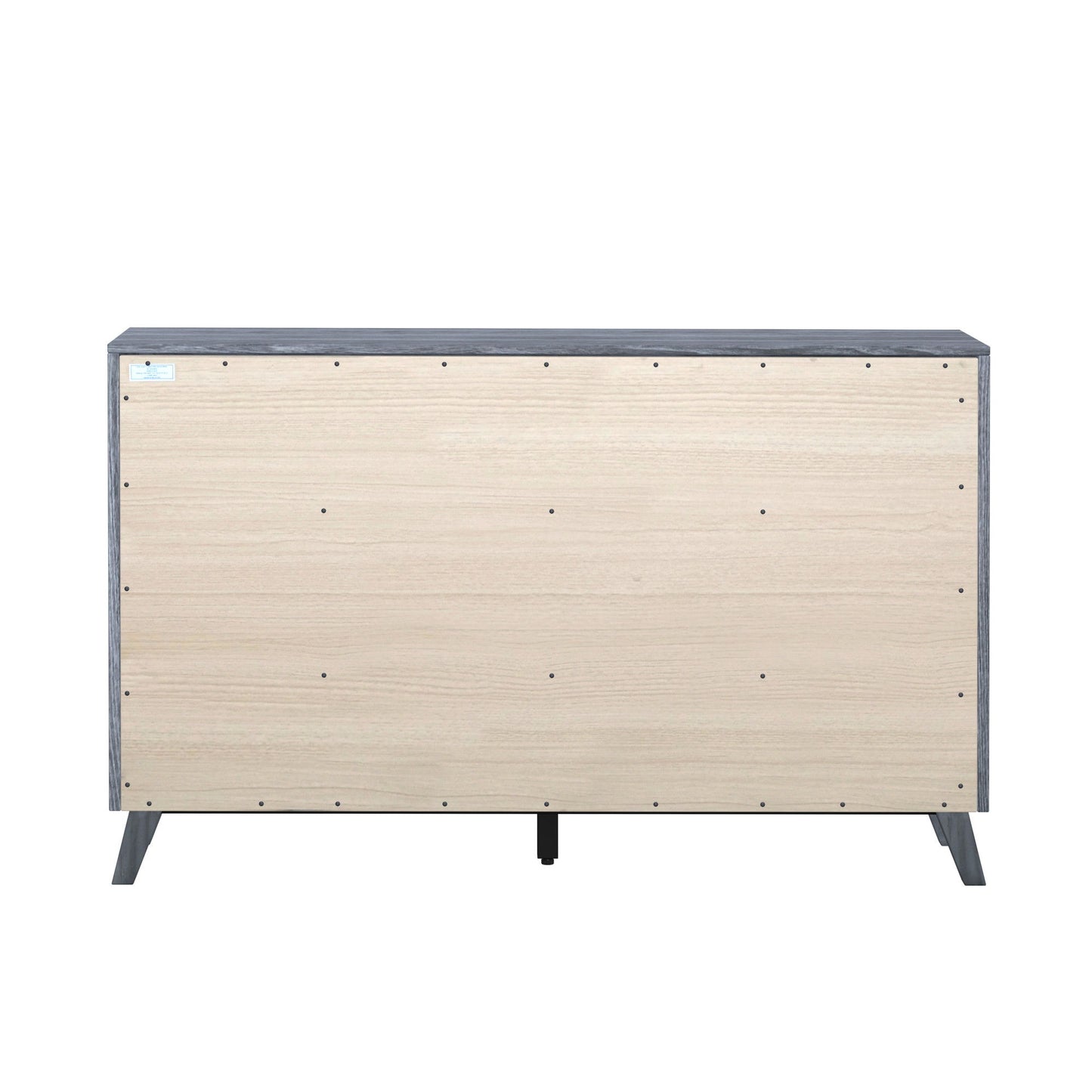 Rappa - 6-Drawer Wood Dresser - Warm Gray