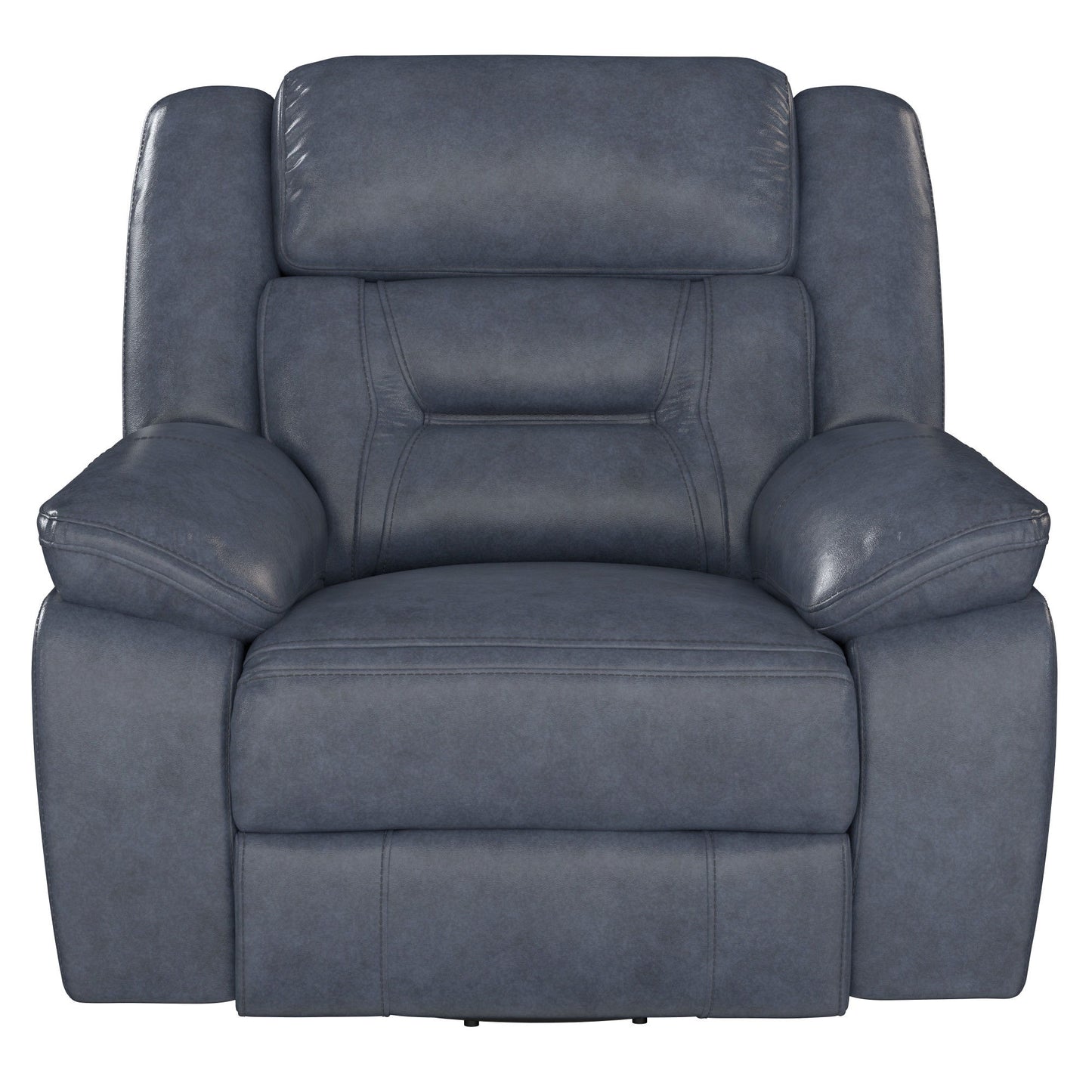 Declan - Swivel Gliding Recliner - Naval Blue