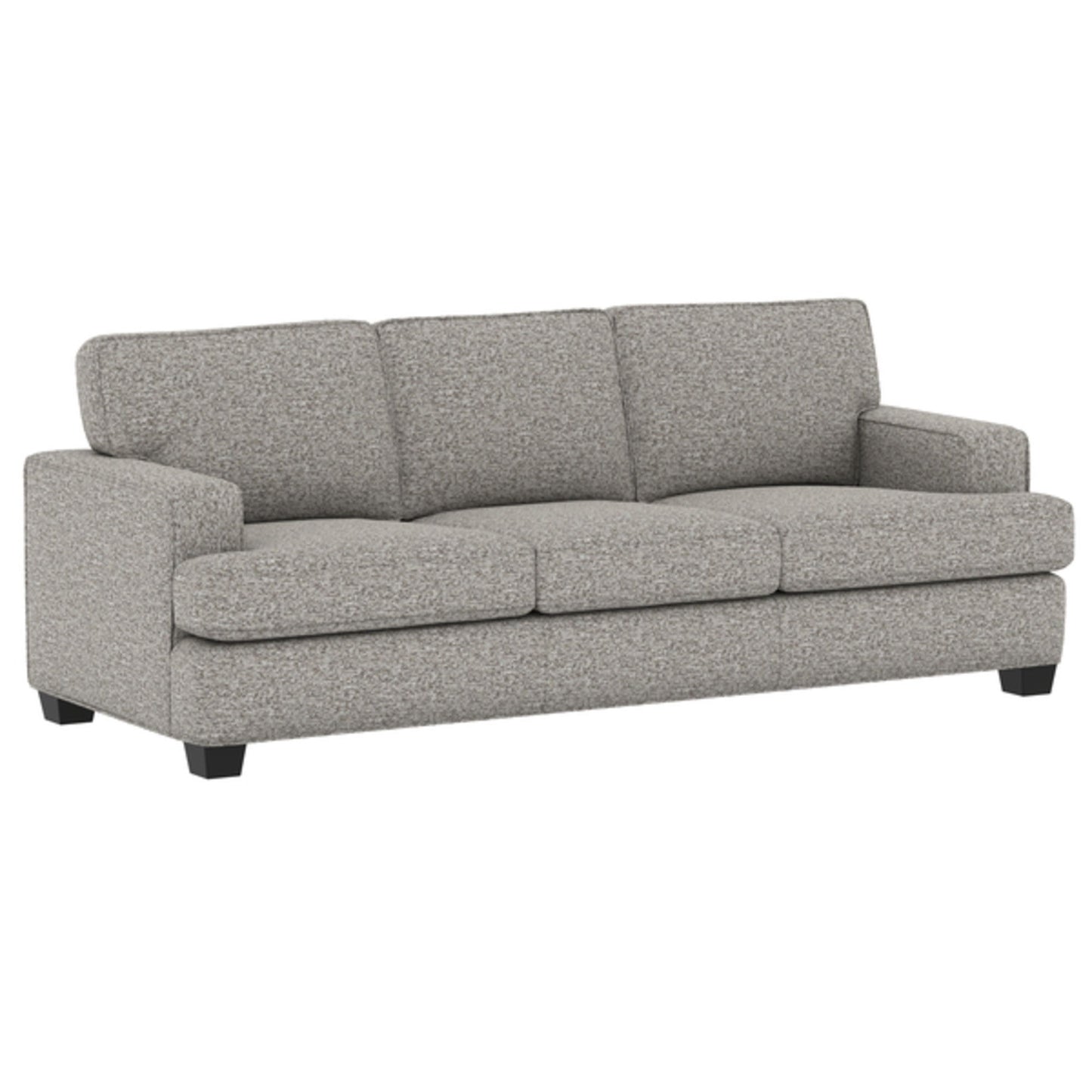 Carter - 86" Sofa With Track Arms And Tapered Block Legs - Speckled Brown