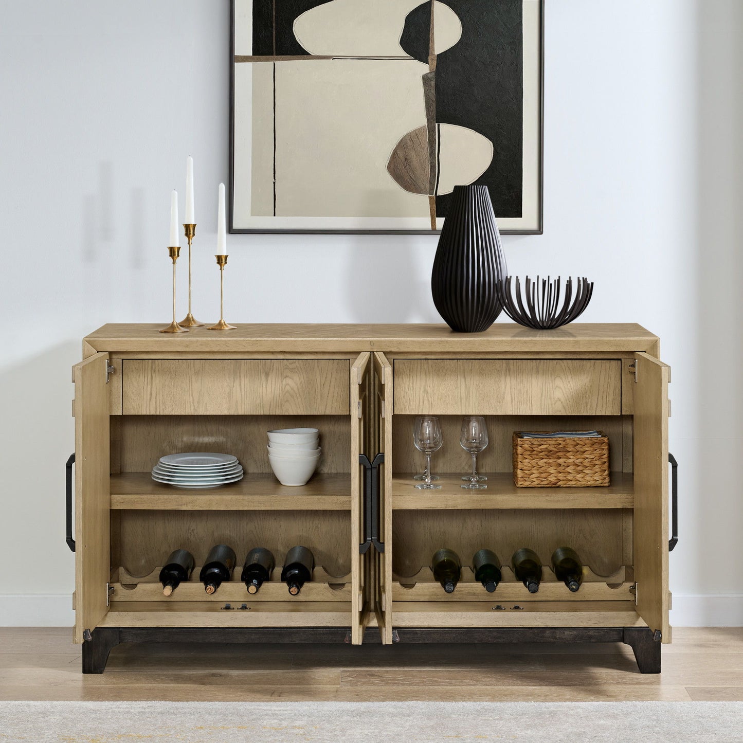 Sutton Place - Sideboard - Caramel / Cocoa