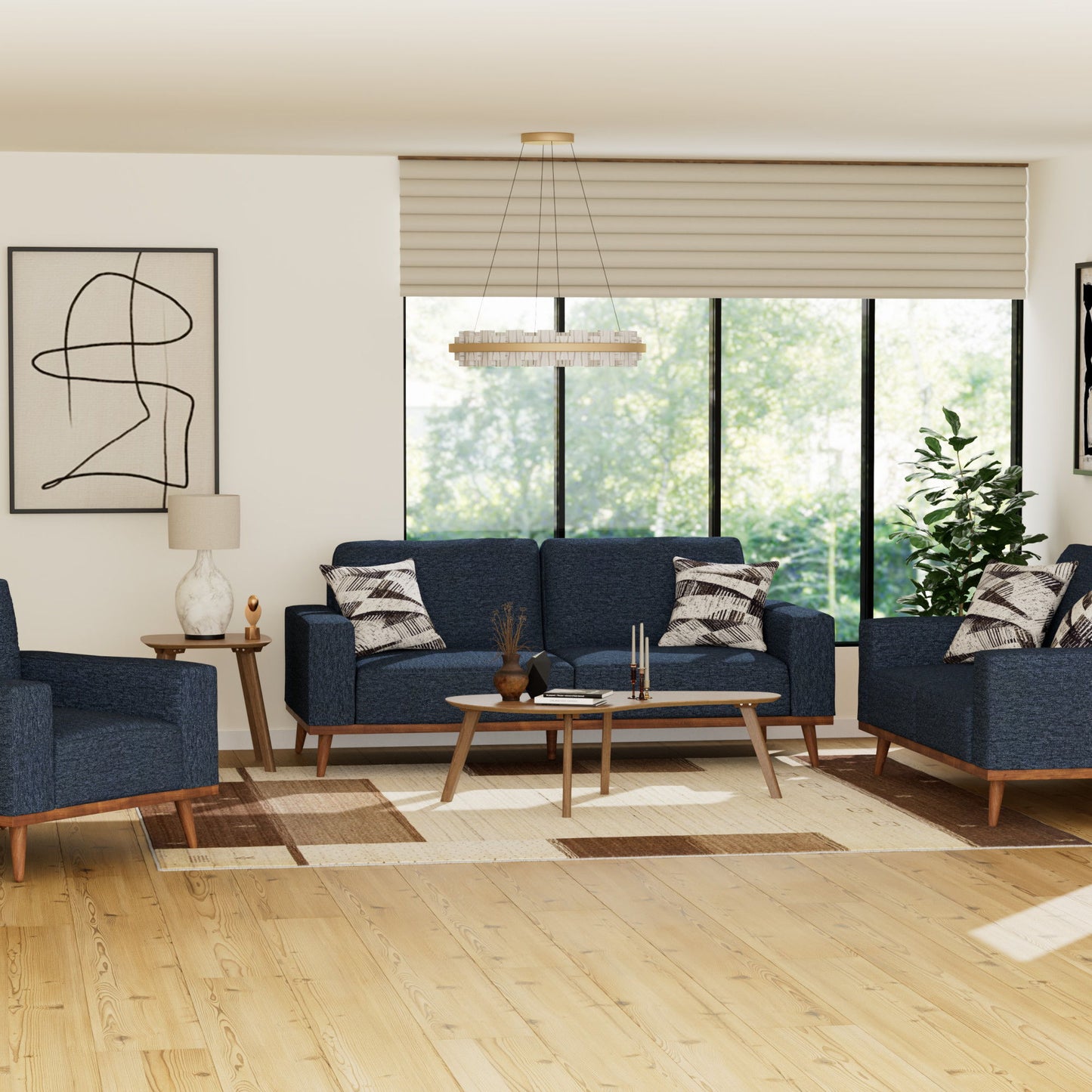 Heath - Chair - Etna Blue