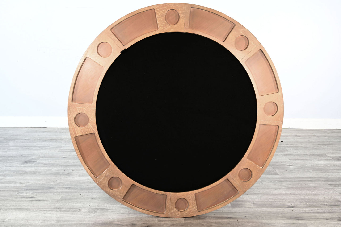 5 Piece Reversible Game And Dining Poker Table Set - Oak Grove