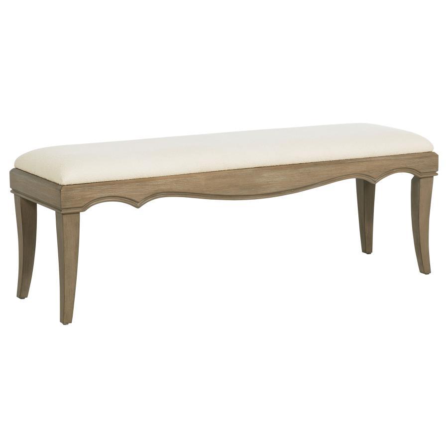 Revello - Upholstered Bench - Washed Mango