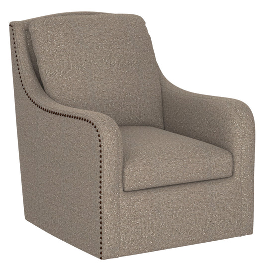 Anna - Swivel Chair - Taupe Canyon