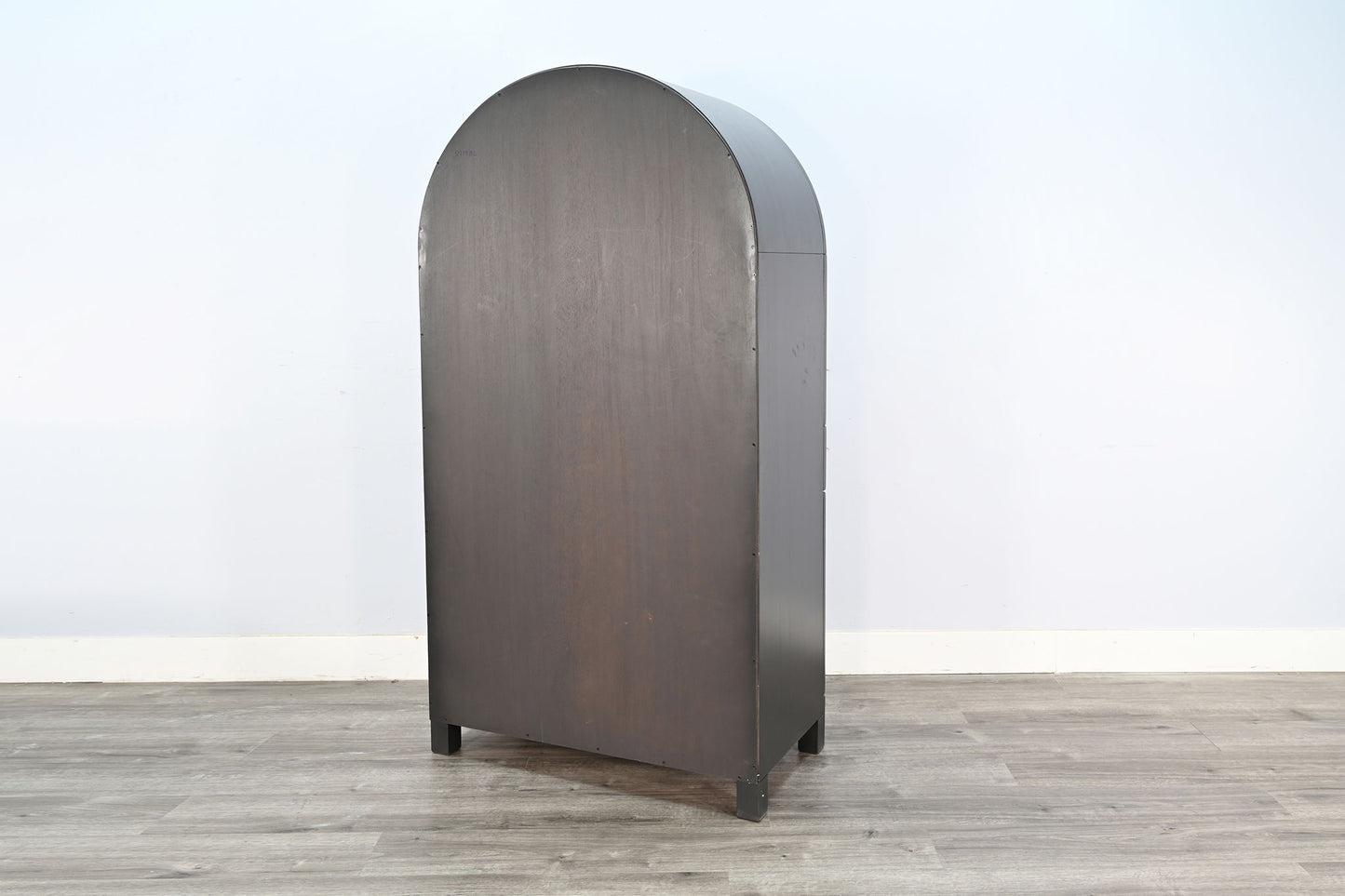 Arched Wine Bar Cabinet - Black Magic
