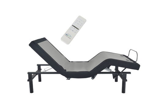 Lightwave - King Adjustable Bed - Black