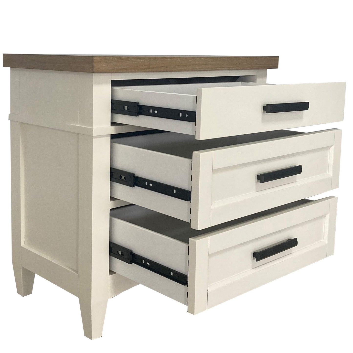 Americana Modern Bedroom - 2 Drawer Nightstand