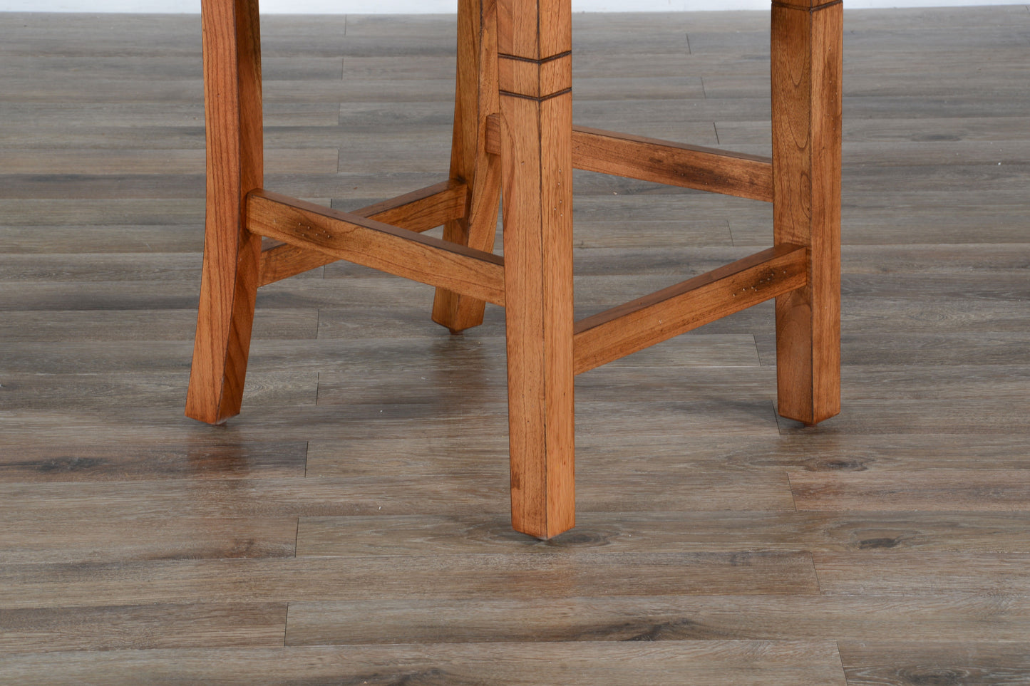 Sedona - Double Crossback Barstool - Rustic Oak