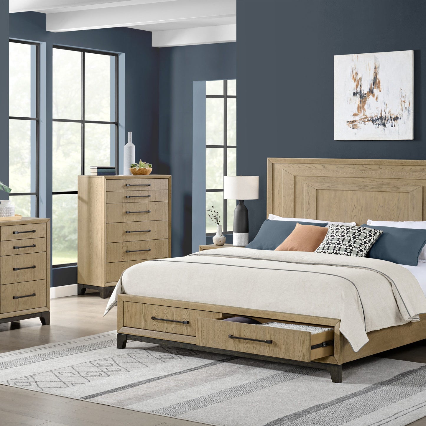 Sutton Place - Mirror - Light Brown