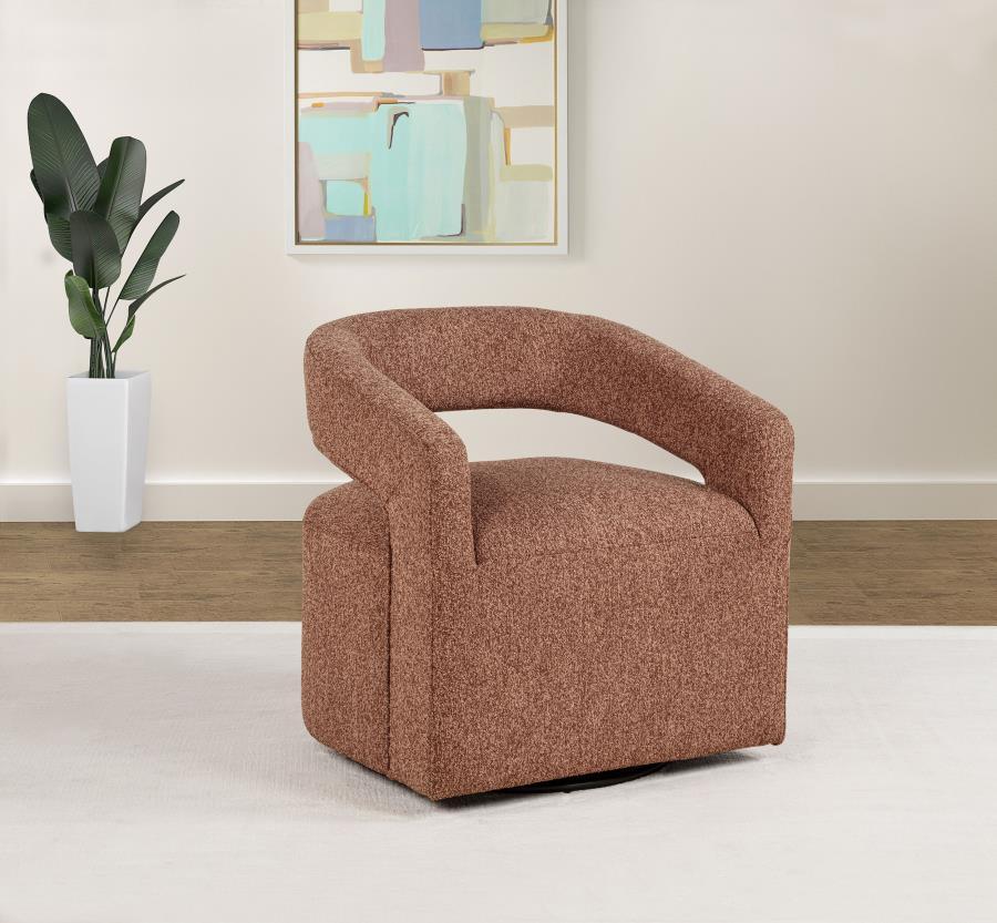 Westhill - Boucle Upholstered Swivel Accent Chair