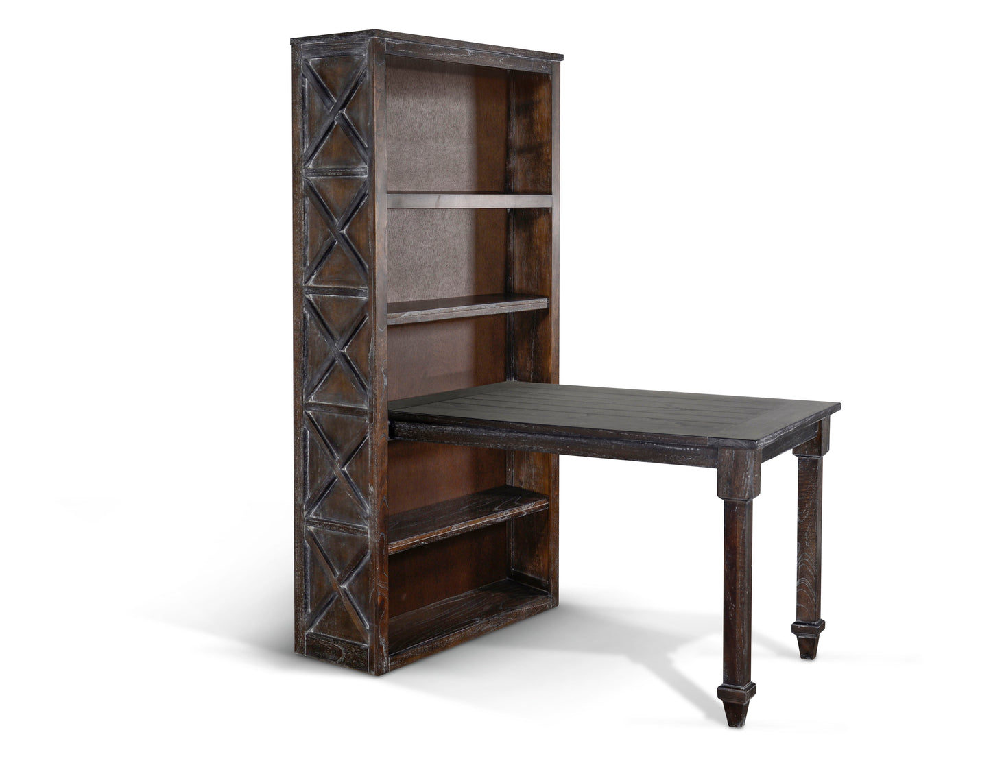 Sunny Accents - Desk Return - Dark Brown