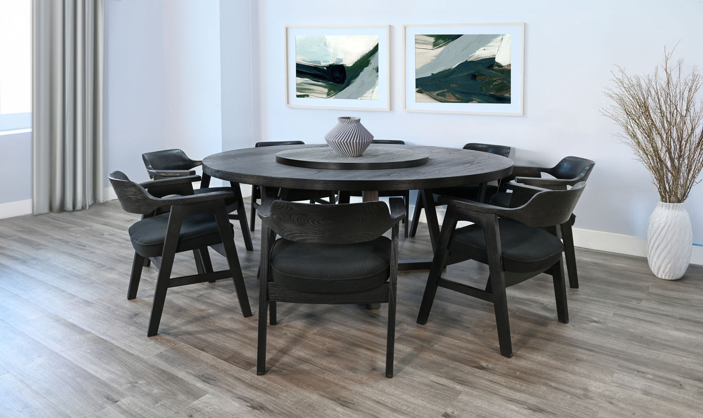 Mia - Large Round 7 Piece Dining Set - Umbra