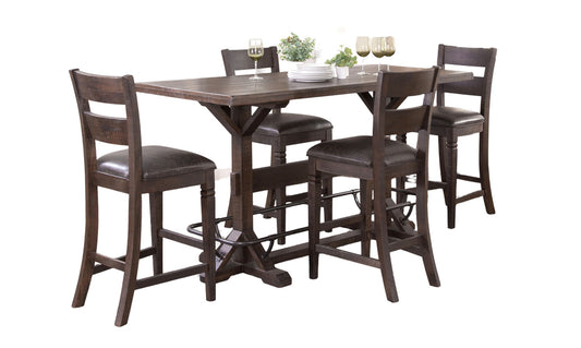 Homestead - Rectangular Barstool Pub Table Set