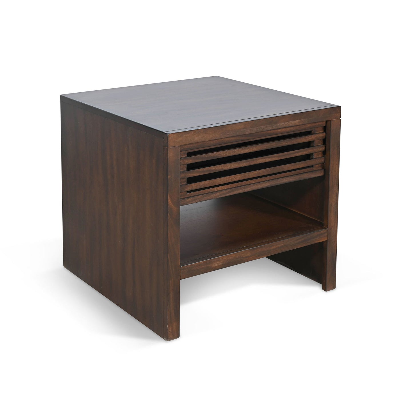 End Table With Drawer - Coffee Bean