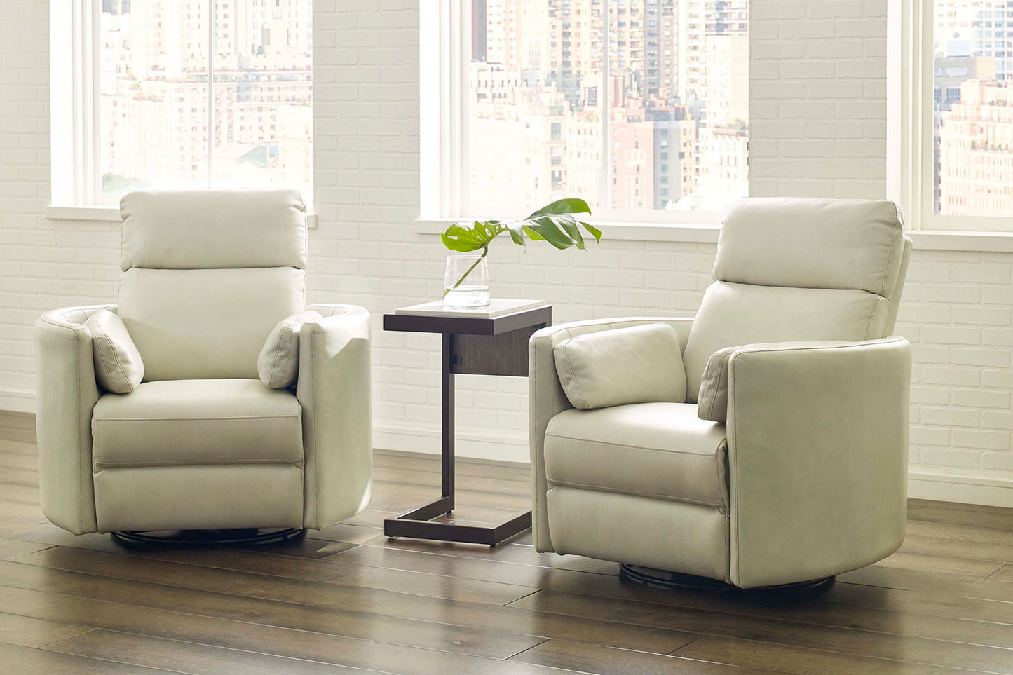 Radius - Cordless Power Swivel Glider Recliner (Set of 2)