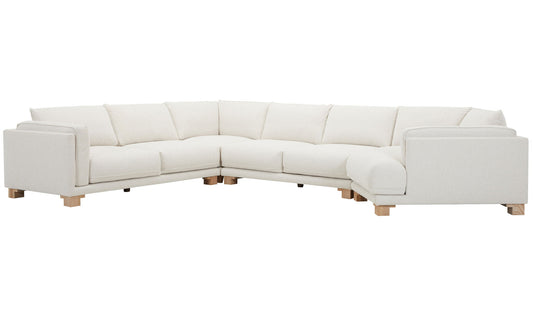 Escape - 4 Piece Modular Sectional - Mirage Mist