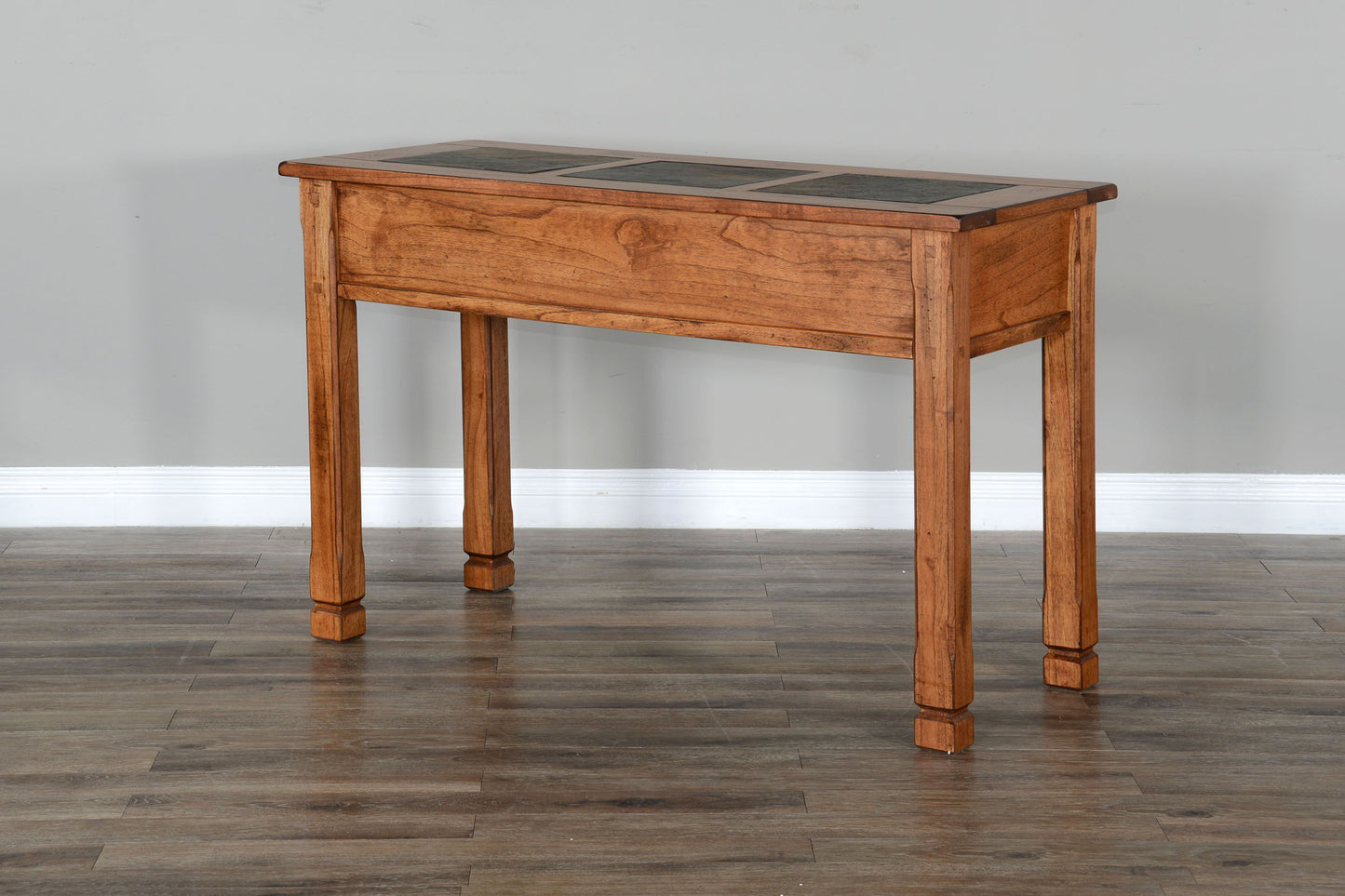 Sedona - Transitional Wood Sofa Table - Rustic Oak