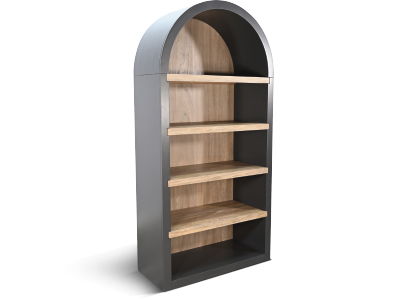 Logan - Arched Bookcase