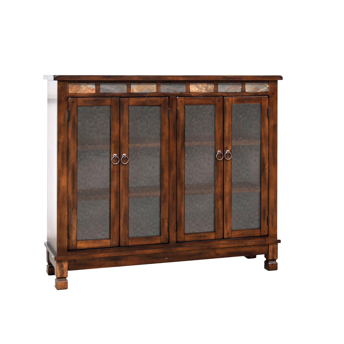 Santa Fe - Traditional Wood Bookcase - Dark Chocolate